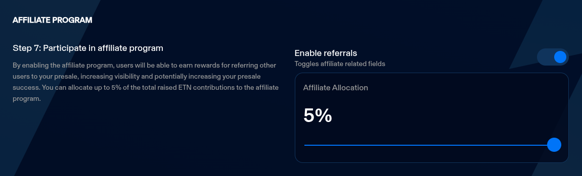 Affiliate Program