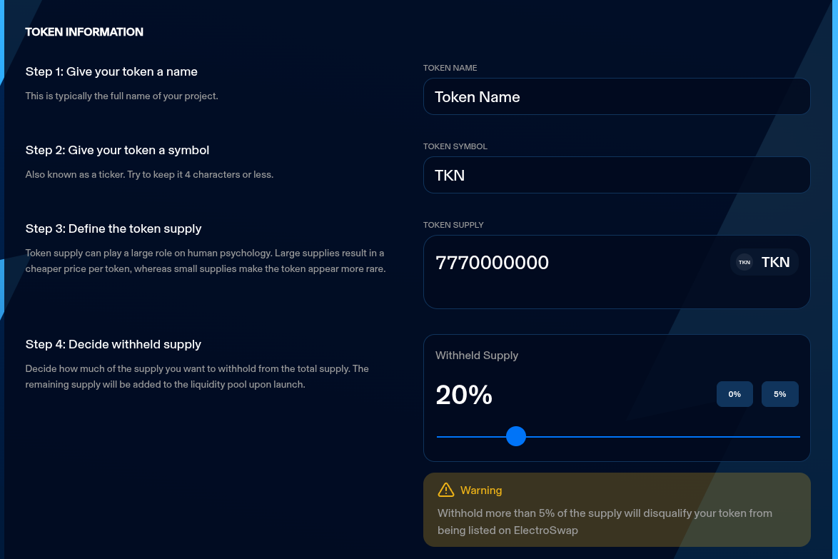 Token Details