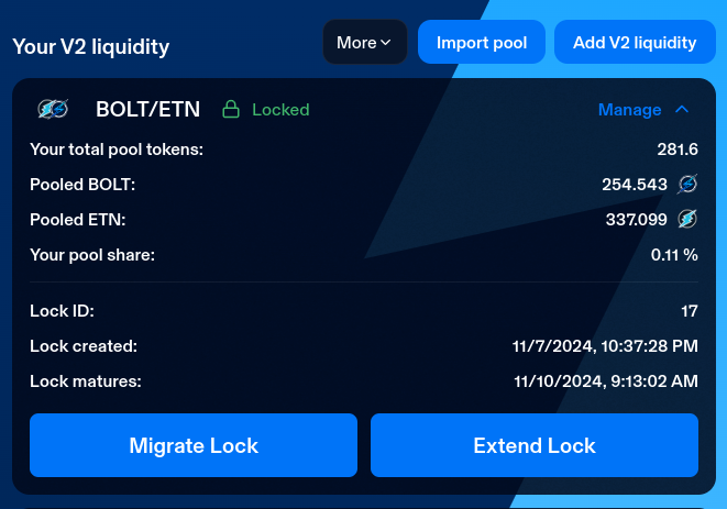 Liquidity Locking Guide ElectroSwap Electroneum Smart Chain s Liquidity Locking Guide ElectroSwap Electroneum Smart Chain s